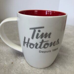 TIM HORTONS 2014 Limited Edition # 014 Mug 'Since 1964' Red Interior 16oz